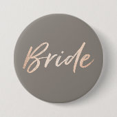 Bride Wedding Rehearsal Ronde Button 7,6 Cm (Voorkant)