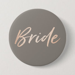 Bride Wedding Rehearsal Ronde Button 7,6 Cm