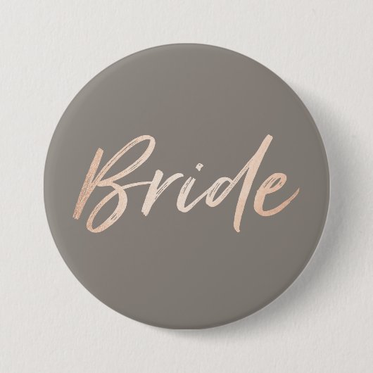 Bride Wedding Rehearsal Ronde Button 7,6 Cm (Voorkant)