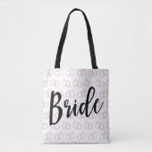 Bride Wedding Ring Pattern Canvas tas (Voorkant)