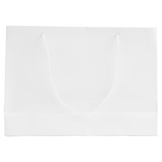 Bride Wedding Simple Classic Black en White Groot Cadeauzakje (Achterkant)