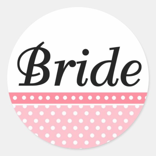 Bride Wedding Stickers (Voorkant)