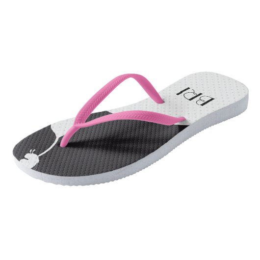 Bride Wedding Teenslippers (Schuin)