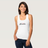 Bride Wedding Vrijgezellenfeest Bachelorette Party Tanktop (Volledige Voorkant)