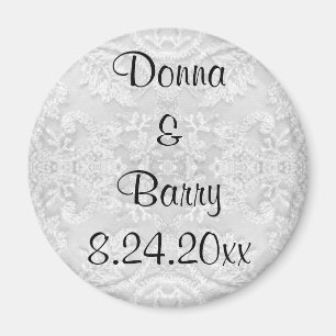 Bride Wedding White Magneet