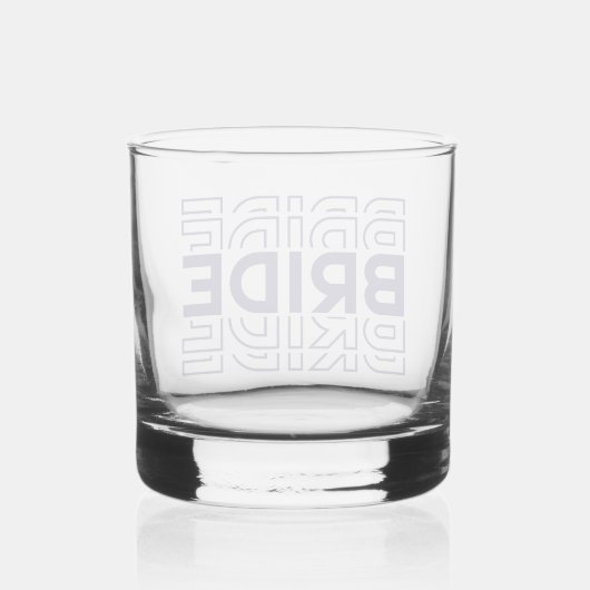 Bride Whisky Glas (Achterkant)
