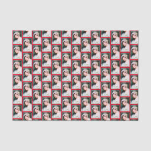  Bride White Lace Red Theme Antiek Weddenschap Tissuepapier