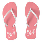 Bride White-script Teenslippers (Voetbed)