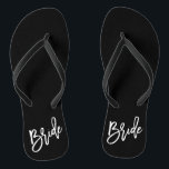 Bride White Script Teenslippers<br><div class="desc"></div>