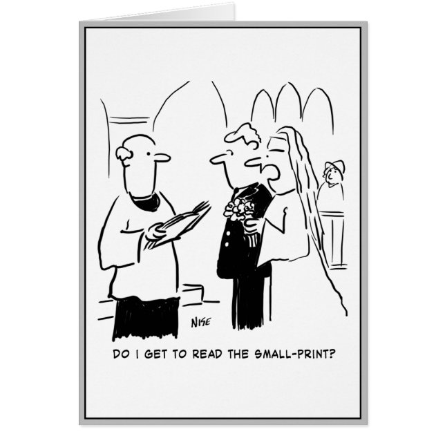 Bride wil de Kleine Cartoon van de Druk controlere (Voorkant)