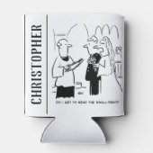 Bride wil de Kleine Cartoon van de Druk controlere Blikjeskoeler (Achterkant)