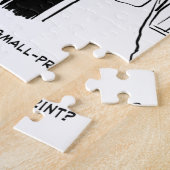 Bride wil de Kleine Cartoon van de Druk controlere Legpuzzel (Zijkant)