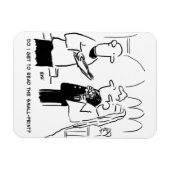 Bride wil de Kleine Cartoon van de Druk controlere Magneet (Horizontaal)
