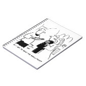 Bride wil de Kleine Cartoon van de Druk controlere Notitieboek (Linkerzijde)