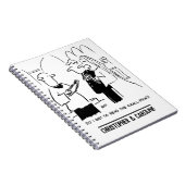 Bride wil de Kleine Cartoon van de Druk controlere Notitieboek (Rechterzijde)