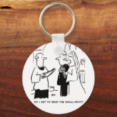 Bride wil kleine druk controleren. Funny Cartoon Sleutelhanger (Voorkant)