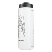 Bride wil Small Print Cartoon Thermal T controlere Thermosbeker (Voorkant)