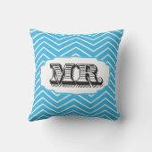 Bride Zig Zag Pattern Pillow Kussen (Achterkant)