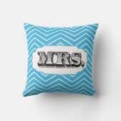 Bride Zig Zag Pattern Pillow Kussen (Achterkant)