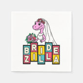 Bride Zilla Retro Servet (Voorkant)