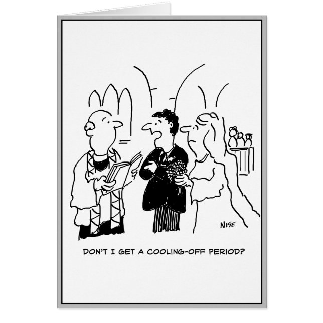 Bridegroom wil een afkoelingsperiode (Voorkant)