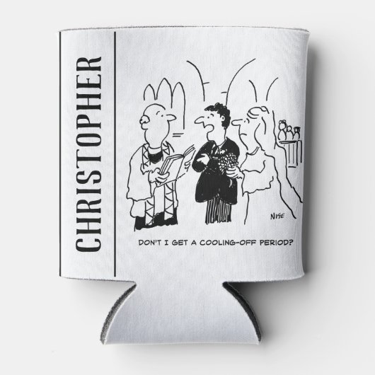 Bridegroom wil een afkoelingsperiode blikjeskoeler (Voorkant)