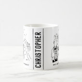 Bridegroom wil een afkoelingsperiode koffiemok (Center)