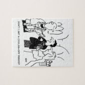 Bridegroom wil een afkoelingsperiode legpuzzel (Horizontaal)