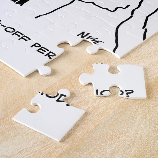 Bridegroom wil een afkoelingsperiode legpuzzel (Zijkant)