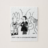 Bridegroom wil een afkoelingsperiode legpuzzel (Verticaal)