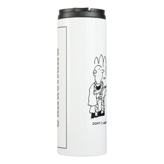 Bridegroom wil een kookperiode thermische trommel thermosbeker (Achterkant)