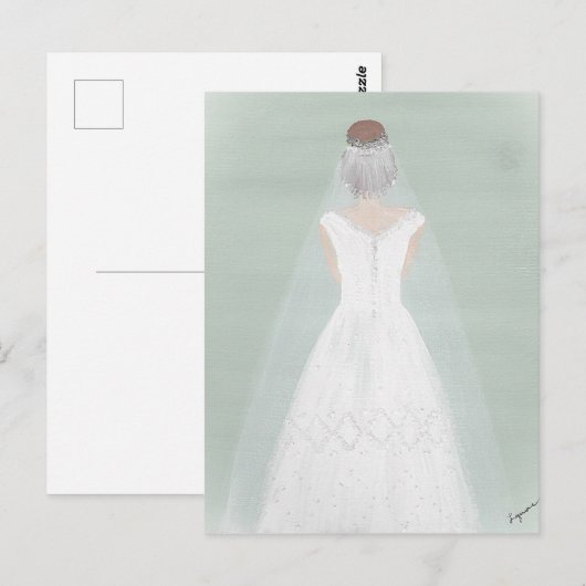 Bridekaart Briefkaart (Voorkant / Achterkant)