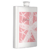 Bridemaid Gift Favor Starfish Pattern Salmon Pink Flacon (Rechts)
