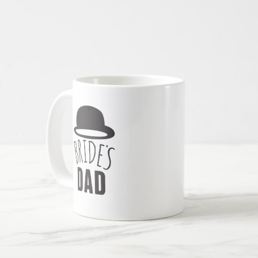  briden vader van de Bedankt van de Bride Koffiemok (Voorkant links)