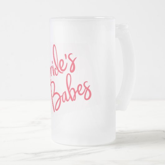 Brides Babes Wedding Matglas Bierpul (Voorkant rechts)