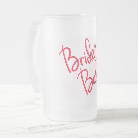 Brides Babes Wedding Matglas Bierpul (Voorkant links)