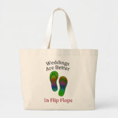 Bride's Beach Threadding Grote Tote Bag (Voorkant)