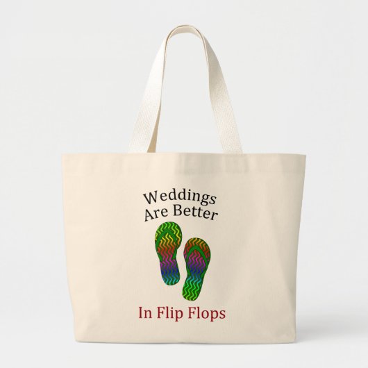 Bride's Beach Threadding Grote Tote Bag (Voorkant)