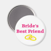 Bride's beste vriend magneet (Voorkant / Achterkant)