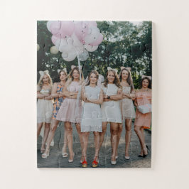 Bride's Besties Wedding Bridesmaids DY Foto toevoe Legpuzzel