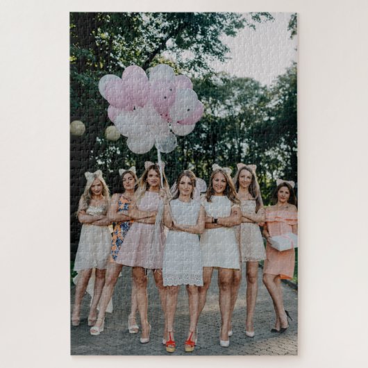 Bride's Besties Wedding Bridesmaids DY Foto toevoe Legpuzzel (Verticaal)