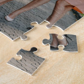 Bride's Besties Wedding Bridesmaids DY Foto toevoe Legpuzzel (Zijkant)