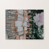 Bride's Besties Wedding Bridesmaids DY Foto toevoe Legpuzzel (Horizontaal)