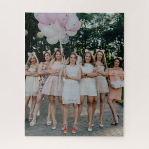 Bride's Besties Wedding Bridesmaids DY Foto toevoe Legpuzzel