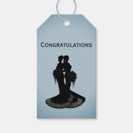 Brides Blue Wedding Cadeaulabel