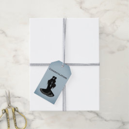 Brides Blue Wedding Cadeaulabel