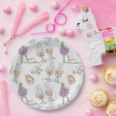 Bride's Bridal Shower  Papieren Bordje (Feest)