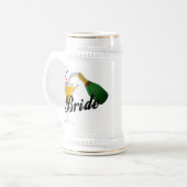 Brides Champagne Toast Bierpul (Voorkant links)