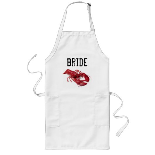 Bride's Clambake Apron Lang Schort (Voorkant)