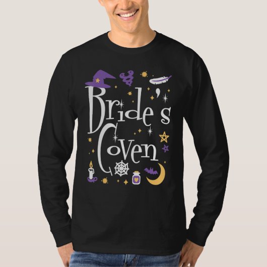 Bride's Coven Wedding Day Bachelorette Party Bride T-shirt (Voorkant)